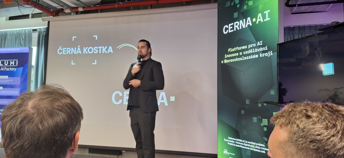 Dalibor Mráz na akci Ostravský deep dive v Praze